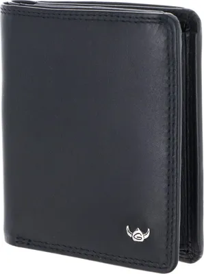 Produktbild von Golden Head Leder Geldbörse Polo RFID Protect Kombischeintasche 1119 Black schwarz
