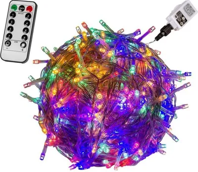 Zdjęcie produktu dla Świąteczne LED oświetlenie - 5 m, 50 LED, kolorowe, pilot