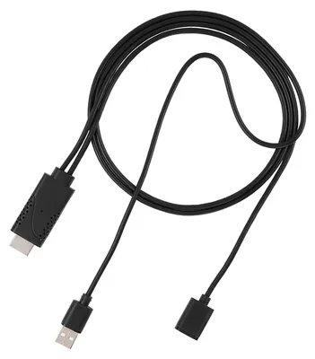 Productafbeelding van USB-Bus naar HDMI - HDTV-adapterkabel - 2-in-1 - 1080p - Geschikt voor Android - Compact formaat