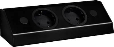 Produktbild von THEBO Energie-Ecksäule ST 3081/200 in SCHWARZ / Mehrfachsteckdose / Ecksteckdose