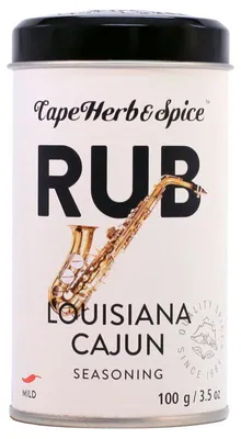Imagen del producto de Mezcla de sal y especias estilo Luisiana Cajun de Cape Herb and Spice, 100g