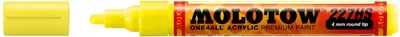 Produktbild von Molotow Acrylmarker ONE4ALL ACRYLIC 227HS 4mm, Nr. 220, neongelb