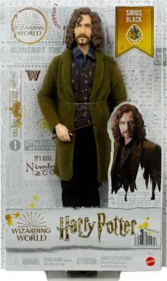 Produktbild von Harry Potter Sirius Black Puppe zum Sammeln (ca. 25 cm) mit Zauberstab, Geschenk für Kinder ab 6 Jahren
