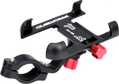 Produktbild von Robuste Handyhalterung für Xiaomi M187 / M365 / M365 pro / PRO 2 / 1S / Essential / Ninebot Max G30 / Motus Scooty 8.5 und 10 Roller - Farbe Schwarz