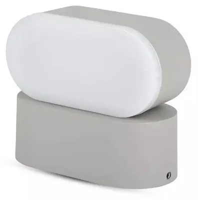Obrázok produktu pre Vonkajšie osvetlenie Nástenné svietidlo LED sivé Otočné puzdro 6W 3000K 8290 V-TAC