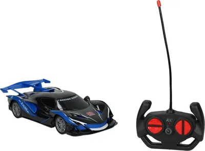 Image de RC voiture de course bleue