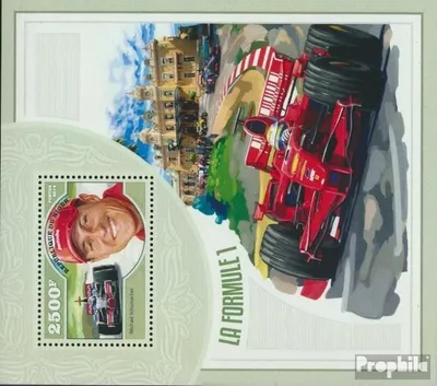 Produktbild von Briefmarken Niger 2014 Mi Block 364 (kompl. Ausg.) postfrisch Formel 1