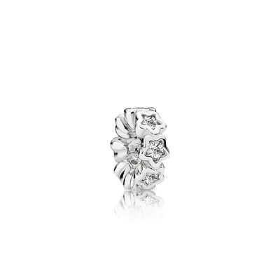 Produktbild von PANDORA Damen-Charm Funkelnde Sterne 925 Silber Zirkonia weiß Brillantschliff - 791783CZ
