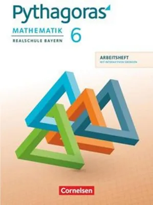 Immagine prodotto di Pythagoras 6. Jahrgangsstufe - Realschule Bayern - Arbeitsheft mit interaktiven Übungen auf scook.de