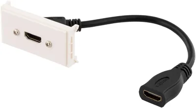 Immagine prodotto di Presa DELTACO, 1xHDMI, 0,2 m, bianco