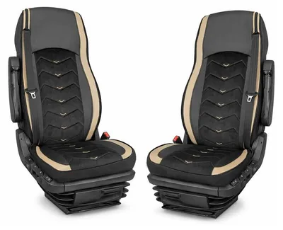 Imagen del producto de Tapicería para camiones DAF XG 2022+ – Negro con beige