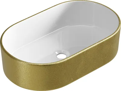 Produktbild von Aufsatzwaschbecken oval 55 cm Badezimmer Waschbecken Bad Gästebad WC