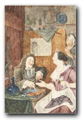 Produktbild von Kunstdruck „Ein Liebesgeschäft“ von Richard Brakenburgh – 20 x 30 cm – ungerahmt