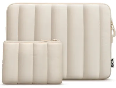 Productafbeelding van Laptophoes 16 inch, geschikt voor MacBook Pro 16, 16-inch laptop, beige