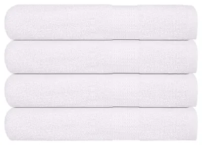 Immagine prodotto di vidaXL Asciugamani per sauna FROGN, 4 pezzi, bianco, 80x200 cm, 360 g/m²