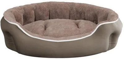 Produktbild von Hundebett aus Beige-Bezug, 59 x 53 x 18 cm