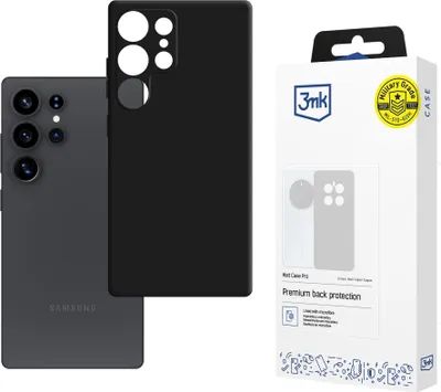 Produktbild von 3mk Schutzhülle Matt Case Cover für Samsung Galaxy S25 Ultra  schwarz  Backcover