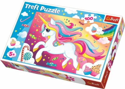 Produktbild von TREFL Puzzle Sweet Unicorn 100 Teile