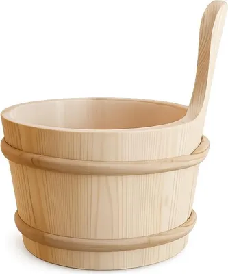 Produktbild von Harvia Holzeimer Basic 4 Liter Saunakübel Aufgusseimer Sauna Eimer