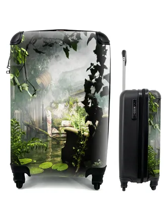 Produktbild von MuchoWow® Koffer Handgepäck Trolley Rollkoffer Kleine Reisekoffer mit 4 Rollen - Natürliches  - Cabin Size < 55x40x23 cm & 55x40x20 cm - Fotokoffer - Kabinenkoffer - Boardgepäck - Reise-Box - Reisekoffer - Reisegepäck - Koffer mit Bild - Trolley für Kinder