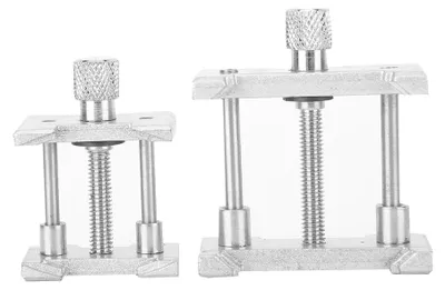 Imagen del producto de 2 abrazaderas universales para sujetar mecanismos de relojería, herramienta de reparación para relojeros
