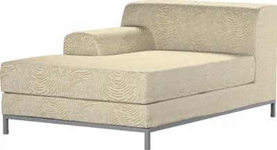 Produktbild von Dekoria Bezug für Kramfors Sofa Recamiere links, beige-golden, Bezug für Recamiere links Kramfors