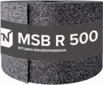 Produktbild von Bitumen-Mauersperrbahn R 500 besandet 10 x 0,115 m = 1,15 m² schwarz