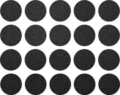 Produktbild von FILZ-STUHLGLEITER FÜR MÖBEL SELBSTKLEBEND 3cm RUND 20 Stück