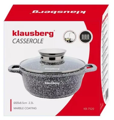 Immagine prodotto di KLAUSBERG KB-7520 vaso marmorizzato 2,3L 20cm