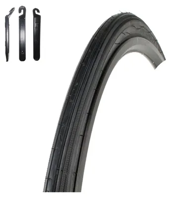 Produktbild von 1 x Kenda K-34 Fahrradreifen 27 x 1 1/4 (32-630) Schwarz inkl. Reifenheber