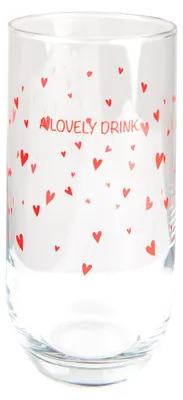 Immagine prodotto di Bicchiere d'acqua Clayre & Eef 280 ml cuori di vetro