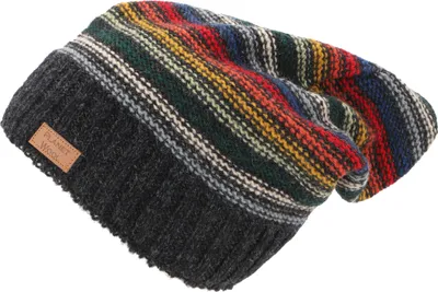 Produktbild von Beanie Mütze, Bunte Strickmütze, Wollmütze, Wintermütze, Nepalmütze - Schwarz/bunt, Uni, Mehrfarbig, Wolle, Hüte, Mützen