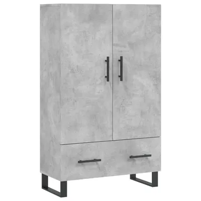 Produktbild von Highboard Betongrau 69,5x31x115 cm Holzwerkstoff
