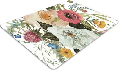 Produktbild von Stuhlunterlage Bürostuhlunterlage 120 cm x 90 cm Bodenmatte Bürostuhlunterlage - Ein Feldstrauß