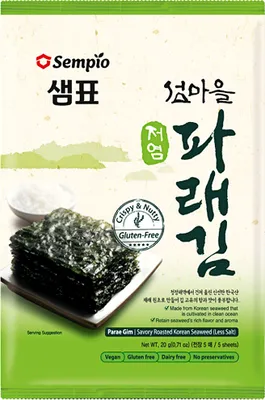 Produktbild von Koreanischer Snack Nori weniger Salz 5g - Sempio