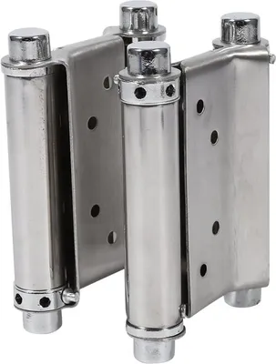 Produktbild von 3-Zoll-Doppelgängiges Schwenkscharnier - Salon-Kaffee-Tür - Doppeltes Schwenkscharnier - Stabiles Scharnier - Set aus 2 - Starker Bau.