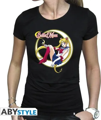 Produktbild von Sailor Moon T-Shirt Damen Sailor Moon schwarz XL