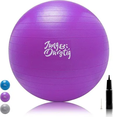 Immagine prodotto di Palla da fitness senza BPA, palla da seduta, 65 cm, 75 cm, portata massima 150 kg, palla da yoga per l'allenamento a casa.