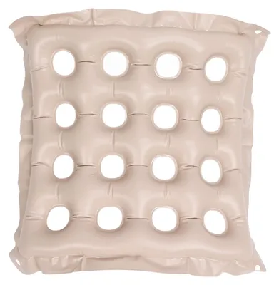 Produktbild von Sitzkissen zur Dekubitusprophylaxe – Aufblasbares Sitzkissen – Donut-Kissen – Orthopädisches Kissen – Für Hämorrhoiden – 16 Löcher, langlebiges Material – Donut-Kissen