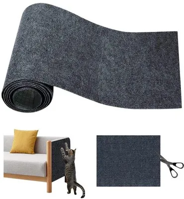 Produktbild von Kratzschutzmatte selbstklebend, dunkelgrau, 40x200cm, für Möbel und Wand