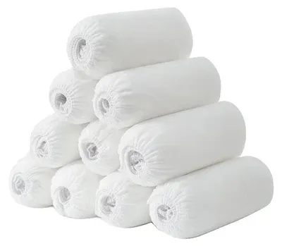 Productafbeelding van Wegwerp schoenovertrekken, waterdicht, antislip, wit, 100 stuks