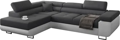 A sectional sofa is shown against a white background.