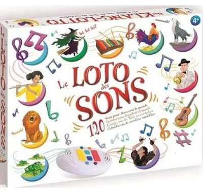 Image de Le loto des sons 120 sons - jeu d'eveil sensoriel educatif - sentosphere - ouïe