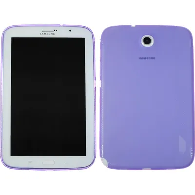 Produktbild von PhoneNatic Case kompatibel mit Samsung Galaxy Note 8.0 - lila Silikon Hülle X-Style + 2 Schutzfolien