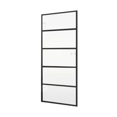 Produktbild von inova Glastürblatt 834 x 1972 mm, 5 Felder Klarglas, ESG, ohne Beschlag