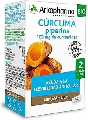 Obrázek produktu pro Arkopharma Kurkuma piperin 80 kapslí