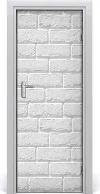 Produktbild von Tulup Türaufkleber 75x205 cm Dekorative Aufkleber Selbstklebend Wasserdichte Tapete Abnehmbar Schlafzimmer Wohnzimmer Wohnkultur - Ziegelwand
