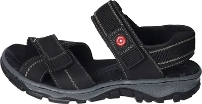 Produktbild von Rieker Damen Echtleder Sandalette schwarz, Damen:42 EU
