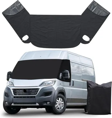 Image de Housse de protection pour pare-brise, compatible avec les modèles Fiat Ducato et Peugeot Boxer, de 2006 à 2024
