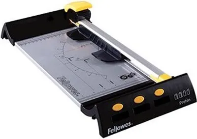 Produktbild von Fellowes Proton A3/180, 10 Blätter, 46 cm, A3, Metall, Kunststoff, Graphit, Silber, Gelb, 1,1 kg